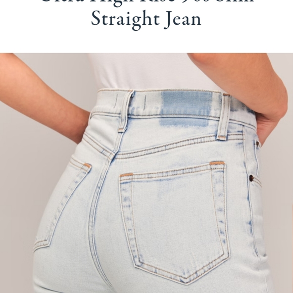 Abercrombie 90's straight Jeans - Picture 2 of 6